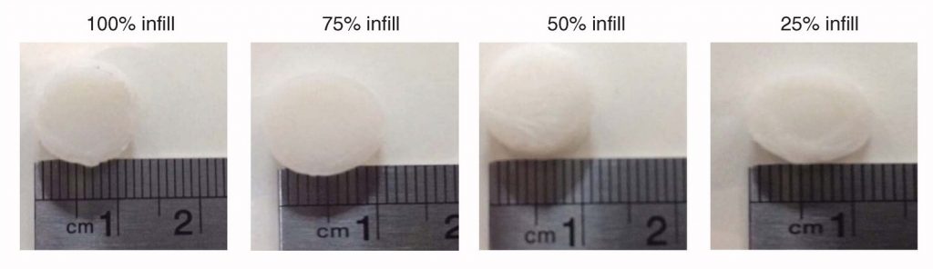  巴基斯坦研究人员使用FDM 3D打印技术制造了具有不同填充百分比的药片